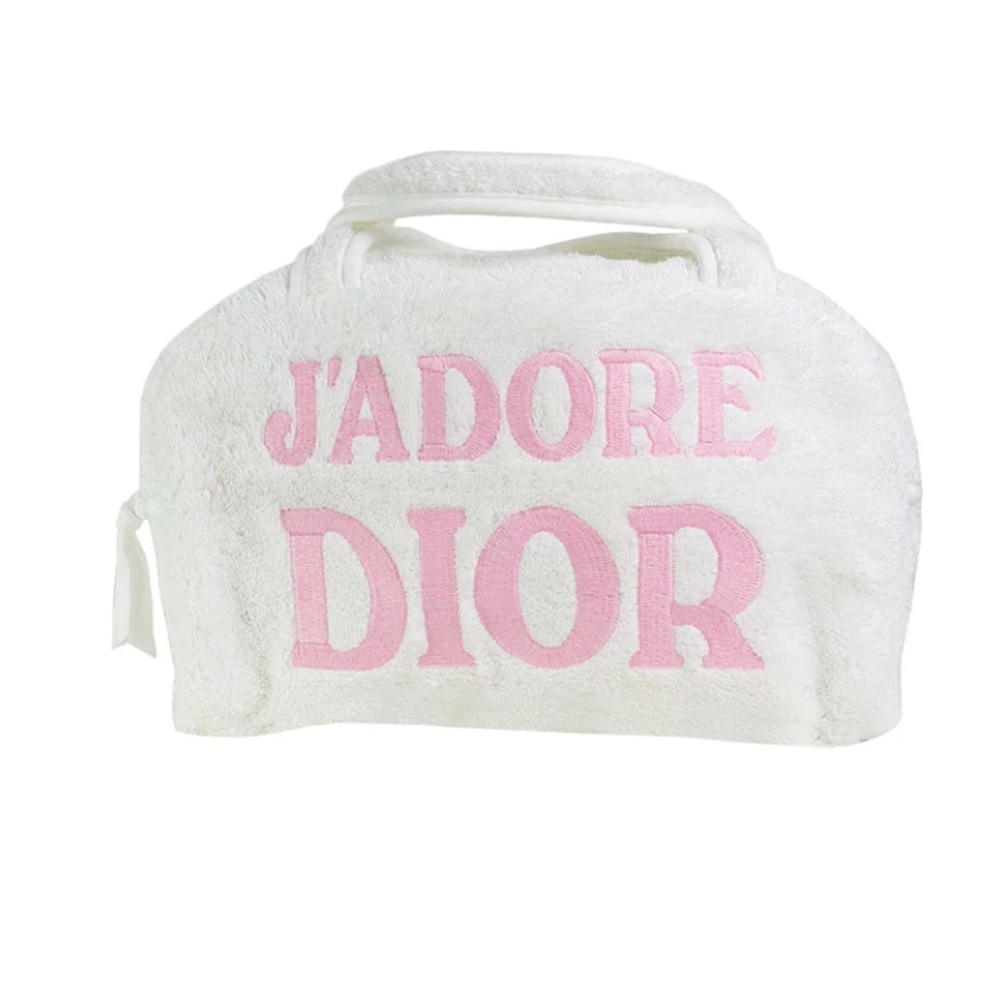J’adore Dior terry cloth handbag